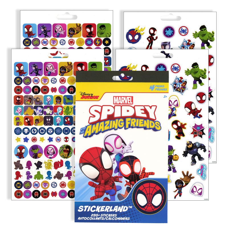 Bendon Spidey and His Amazing Friends Stickers Bundle Includes Spidey Stickers, Reward Stickers, Superhero Door Hanger, and More - Image 2
